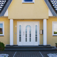 Haustür mit Seitenteil beidseitig