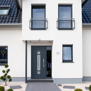 Aluminiumaußentür mit Seitenteil kaufen