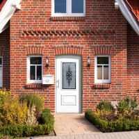 Haustür aus Aluminium mit Glaseinsatz kaufen