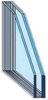 Sicherheitsverglasung für Fenster